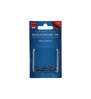 MAX HAURI - Schmelzsicherung 5 x 20 mm Flink 10 A, 5 Stück