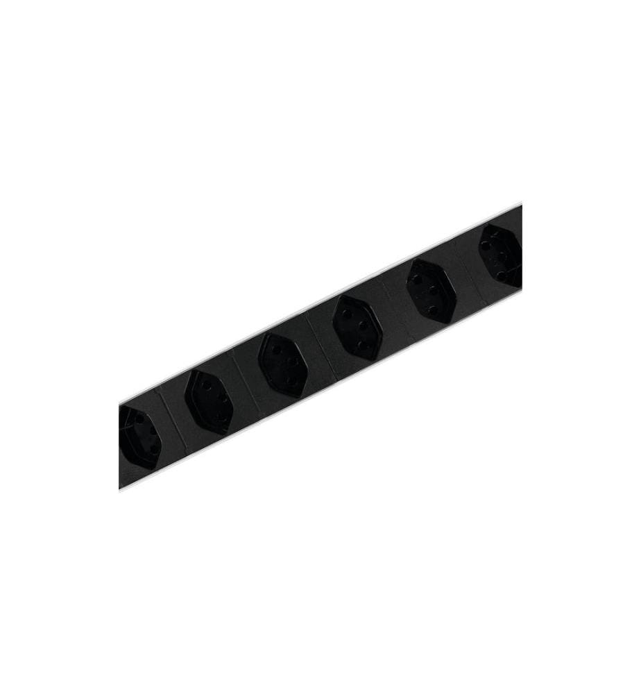 STEFFEN - Bloc multiprises 19” 6x T13, Argent