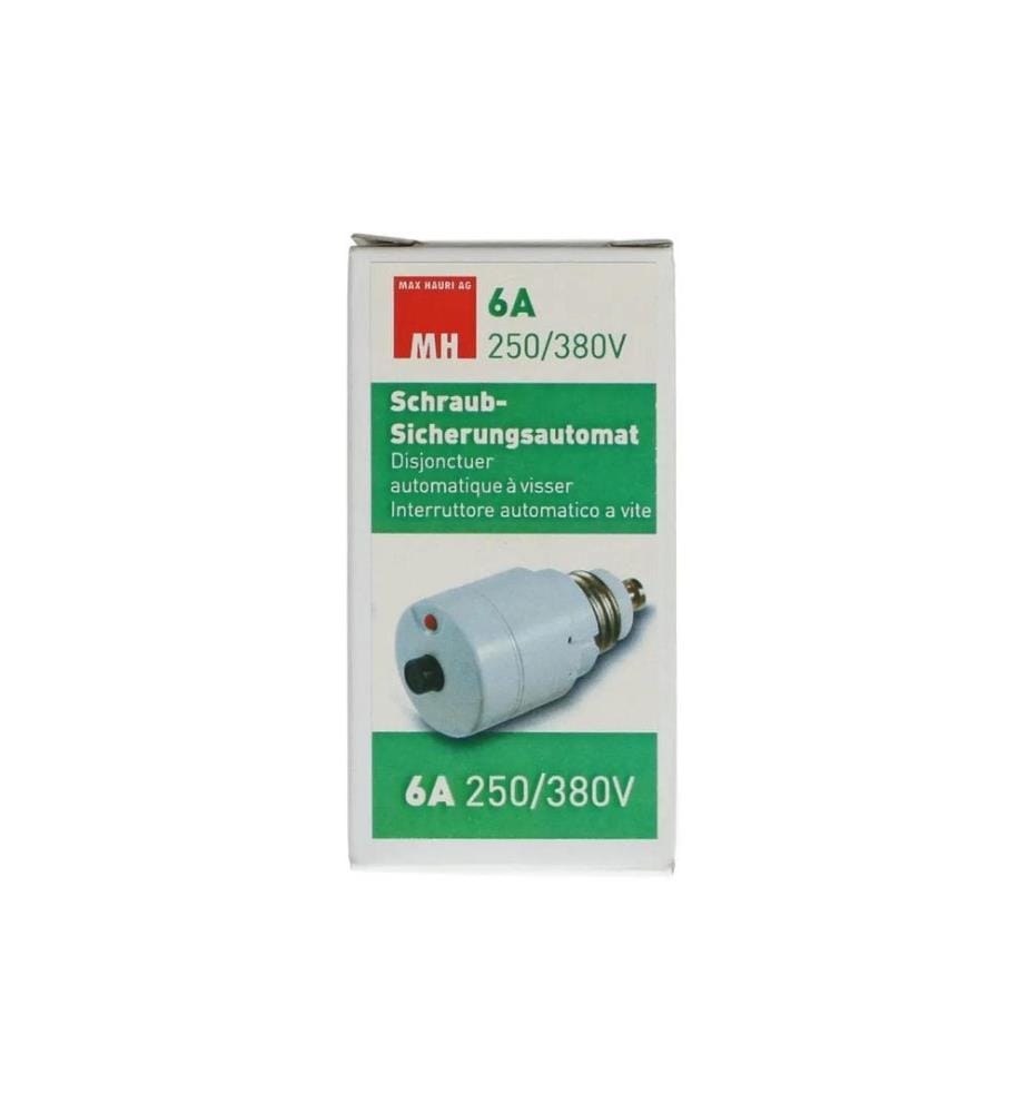 MAX HAURI - Schmelzsicherung Schraubautomat 6A, 250/380 V