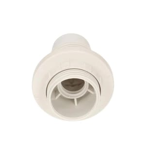 MAX HAURI - Douille de lampe E14 Manteau de bord blanc, M10 x 1