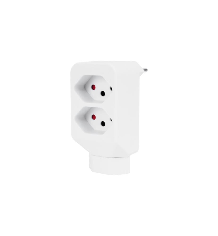 STEFFEN - Adaptateur multiple 2 + 1x T13, Blanc