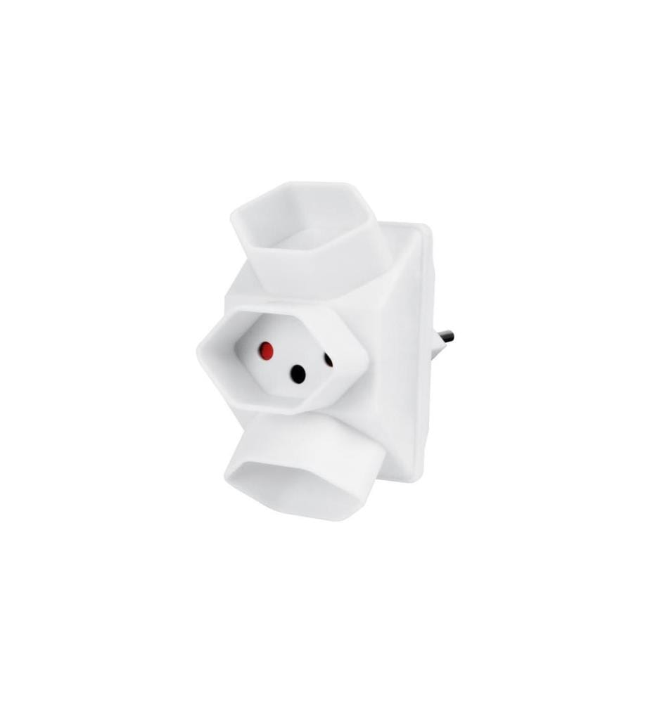STEFFEN - Adaptateur multiple 3x T13, Blanc