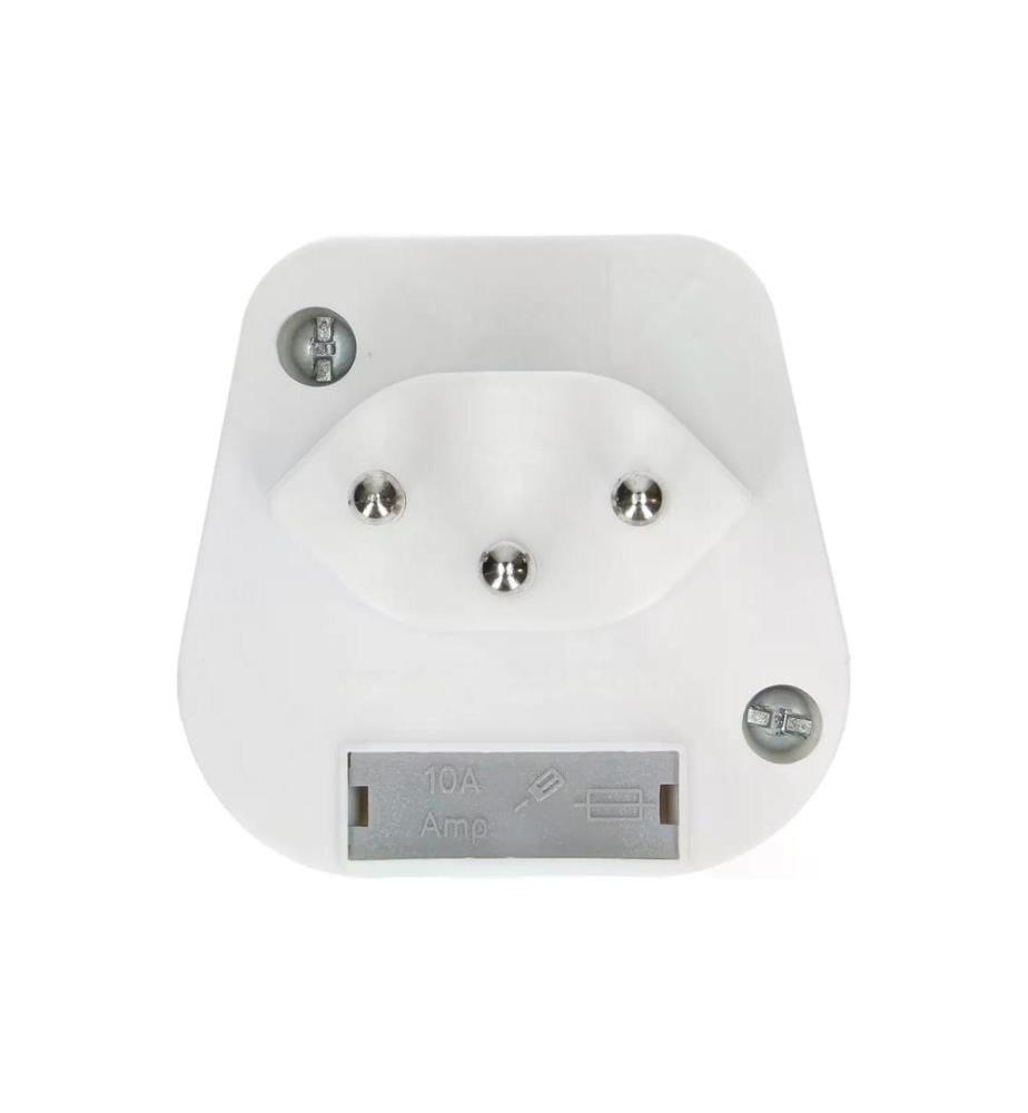 MAX HAURI - Reiseadapter GB – CH, Weiss