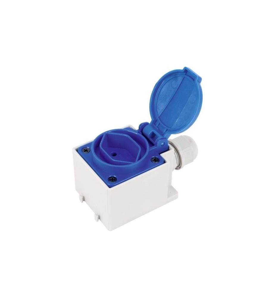 STEFFEN - Prise AP T13, IP20, Bleu