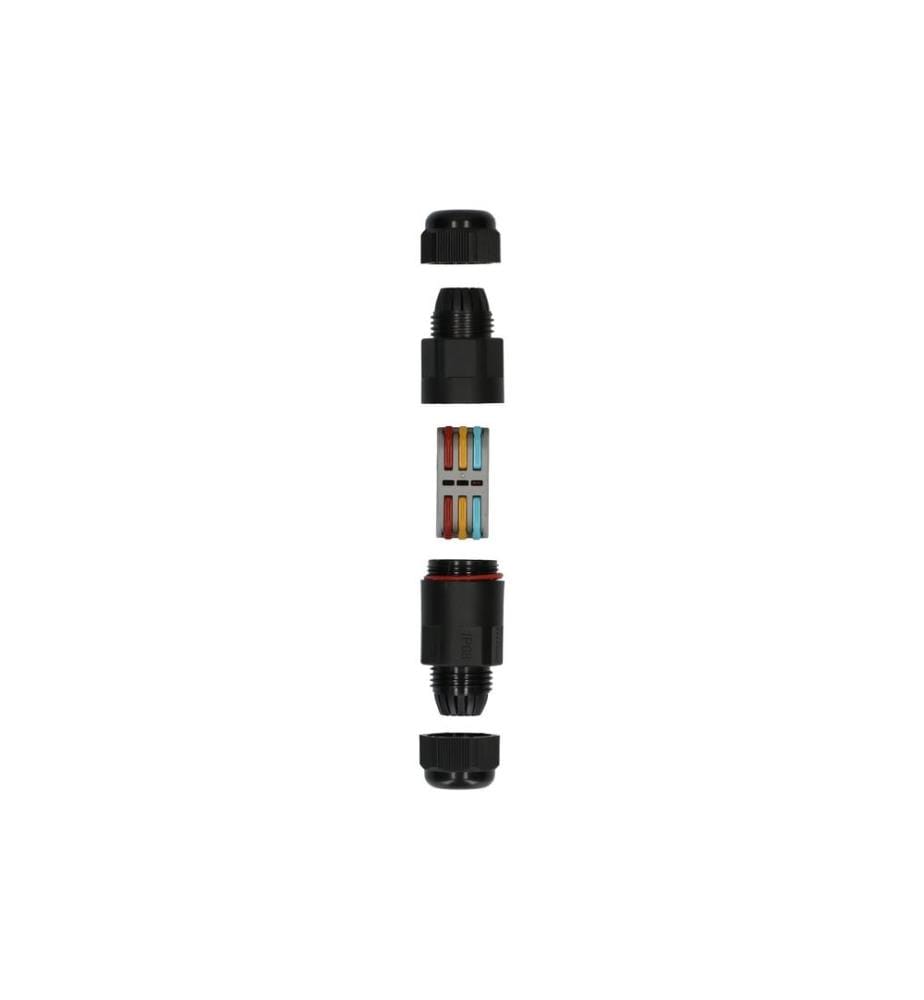 MAX HAURI - Verbindungsmuffe IP68, 6.5 - 11 mm, Schwarz