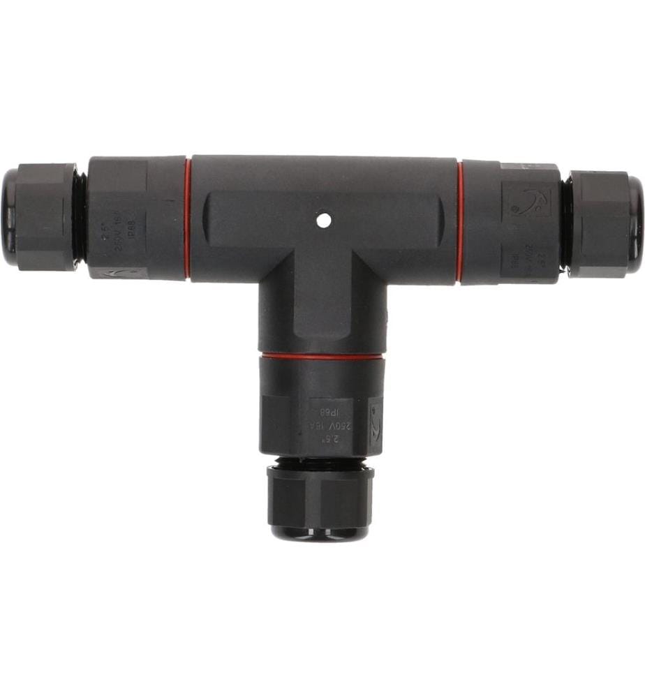 MAX HAURI - Connecteur de câble T IP68 3 pôles, 16A / 250 V