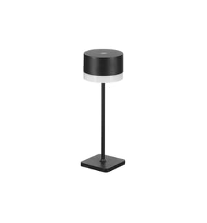 Schönenberger Lampe de table à accu Surya, USB-C, 37 cm, noir