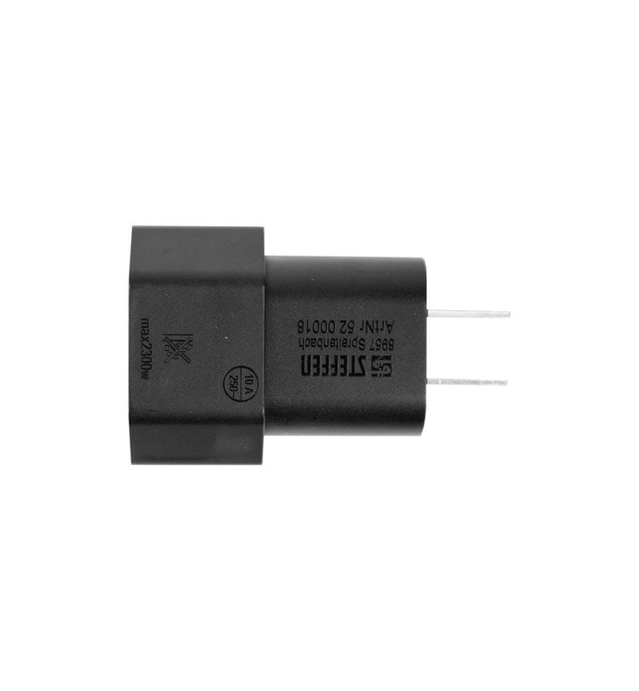 STEFFEN - Reiseadapter T11 / USA, Schwarz