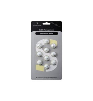 Schönenberger Beans Kabelhalterungen, Ø 15 mm, Weiss