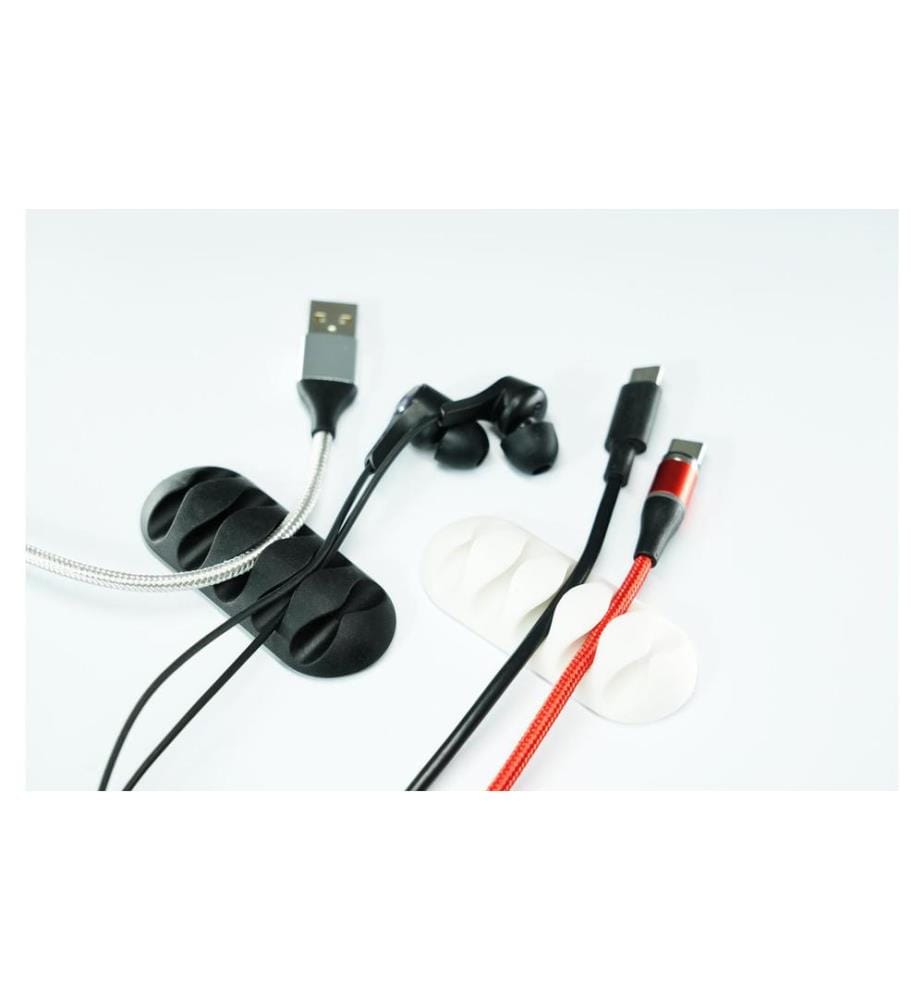 Schönenberger Supports de câbles CableClip, 66 mm, Blanc / Noir