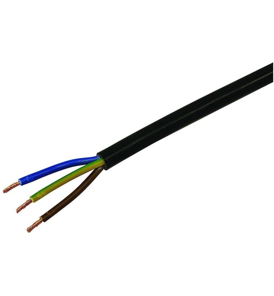 STEFFEN - Câble d'installation TD 3 x 1.5 mm², 100 m Noir