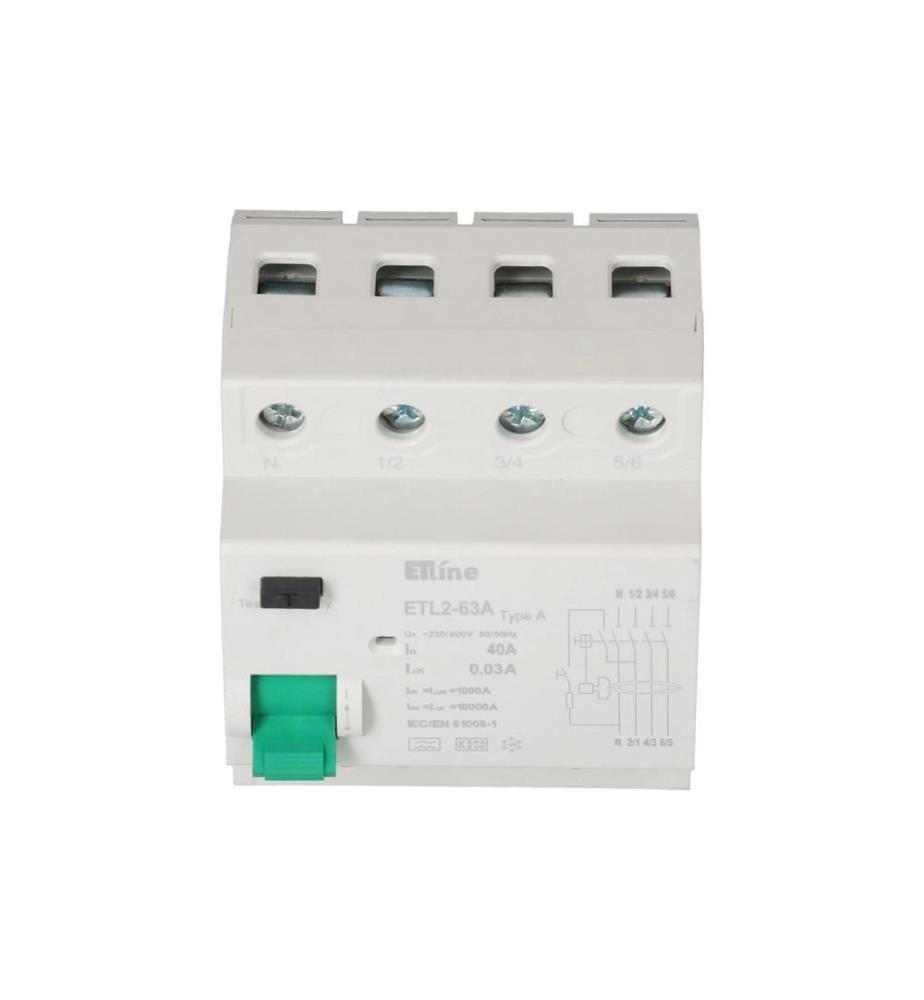 Max Hauri Build - FI Schalter 3P+N 40 A