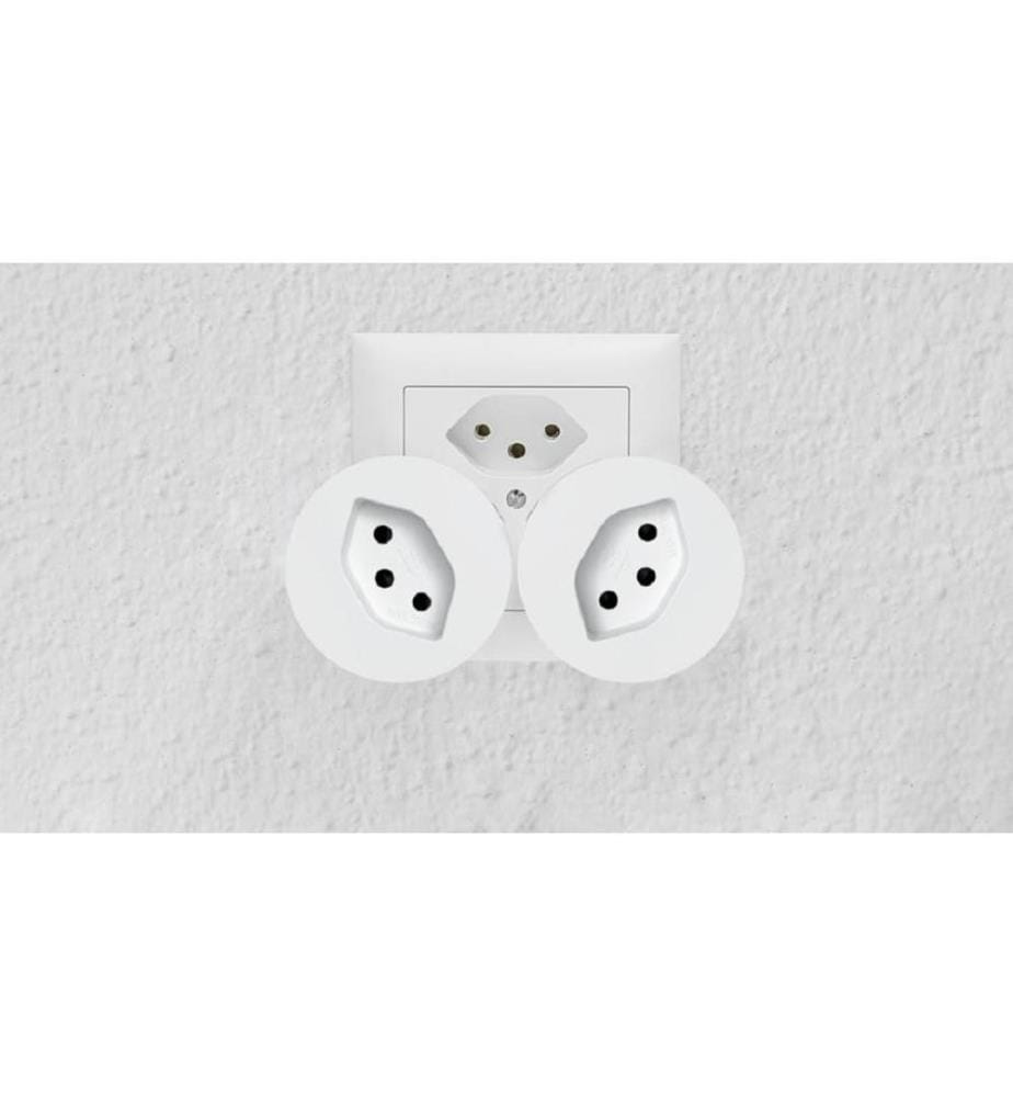 STEFFEN - Matter-Zwischenstecker T12 / T13 - Weiss