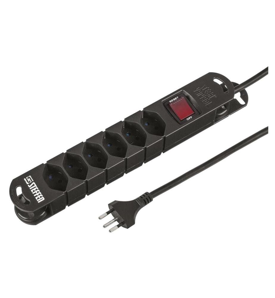 STEFFEN - Steckdosenleiste STEBA VARIABL 6xT13 5 m
