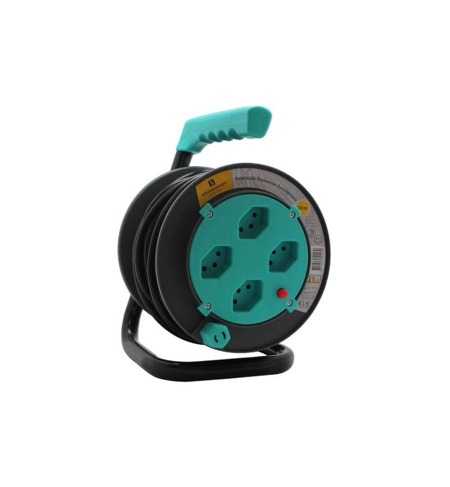 Schönenberger Bobine de câble 15 m turquoise
