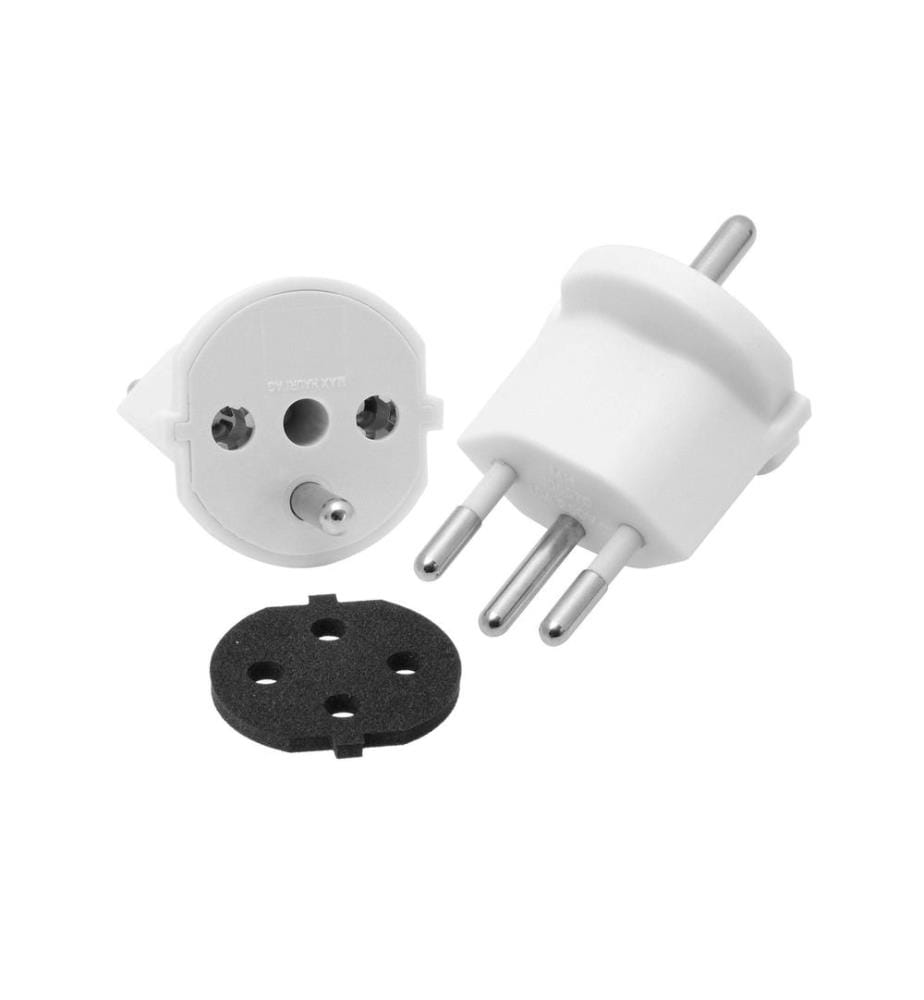 MAX HAURI - Fixadapter SchuKo Konturenstecker – T12 IP44 mit Moosgummi