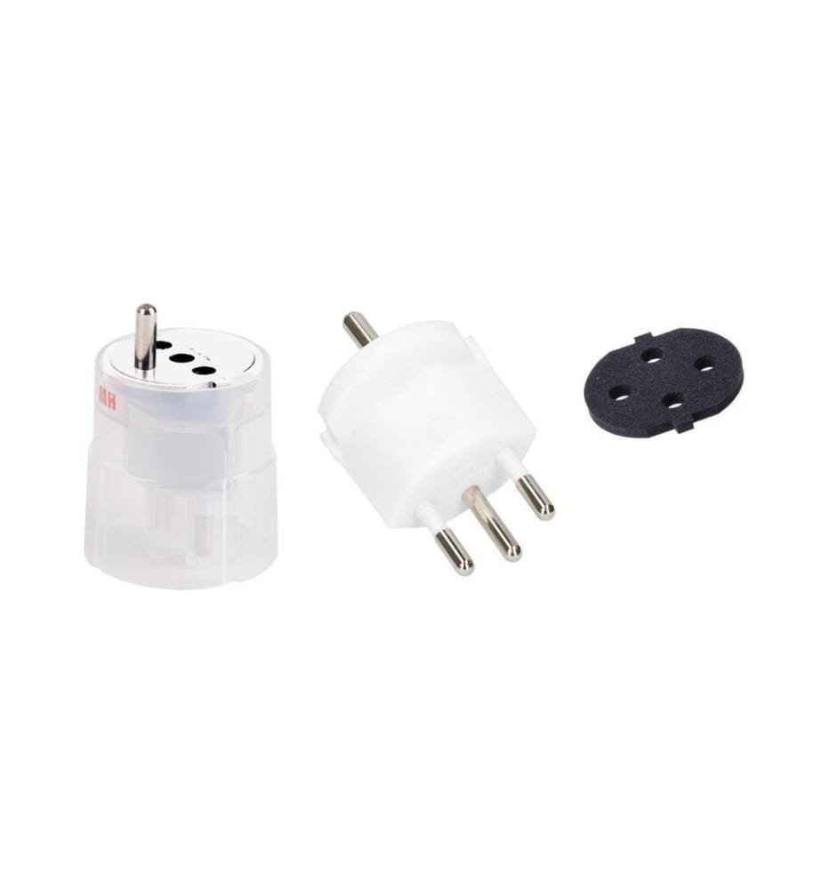 MAX HAURI - Fixadapter SchuKo Konturenstecker – T12 IP44 mit Moosgummi