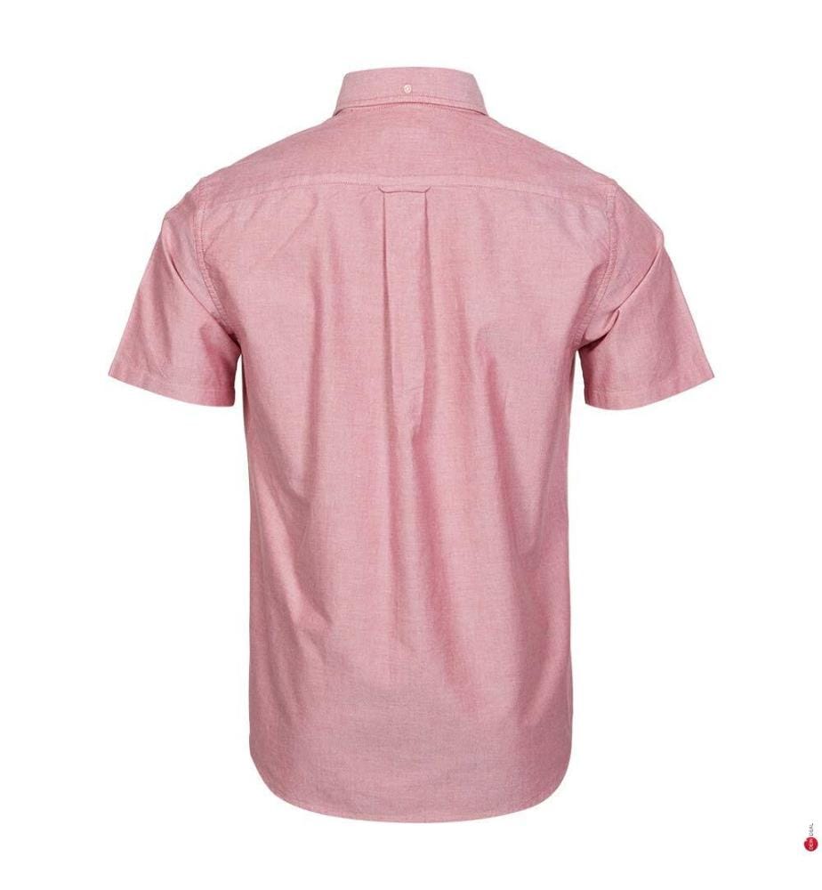 Oxford Classic Fit Hemd - rubinrot