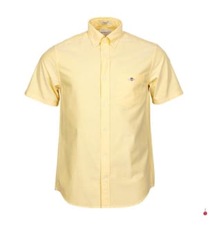Oxford-Hemd Classic Fit - Banana Yellow