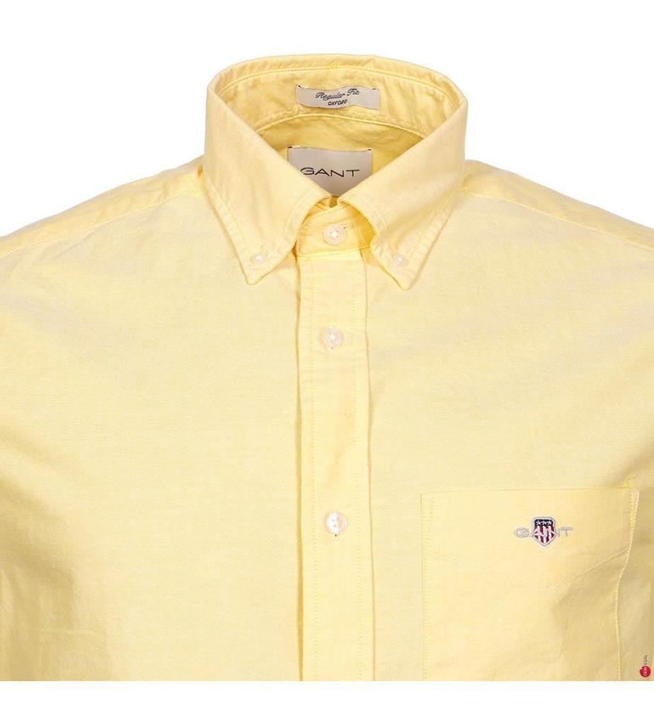 Oxford-Hemd Classic Fit - Banana Yellow