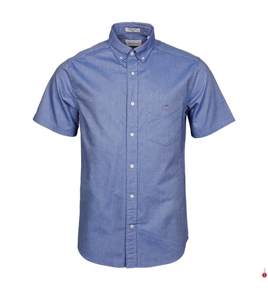 Oxford Classic Fit Hemd - Reiches Blau
