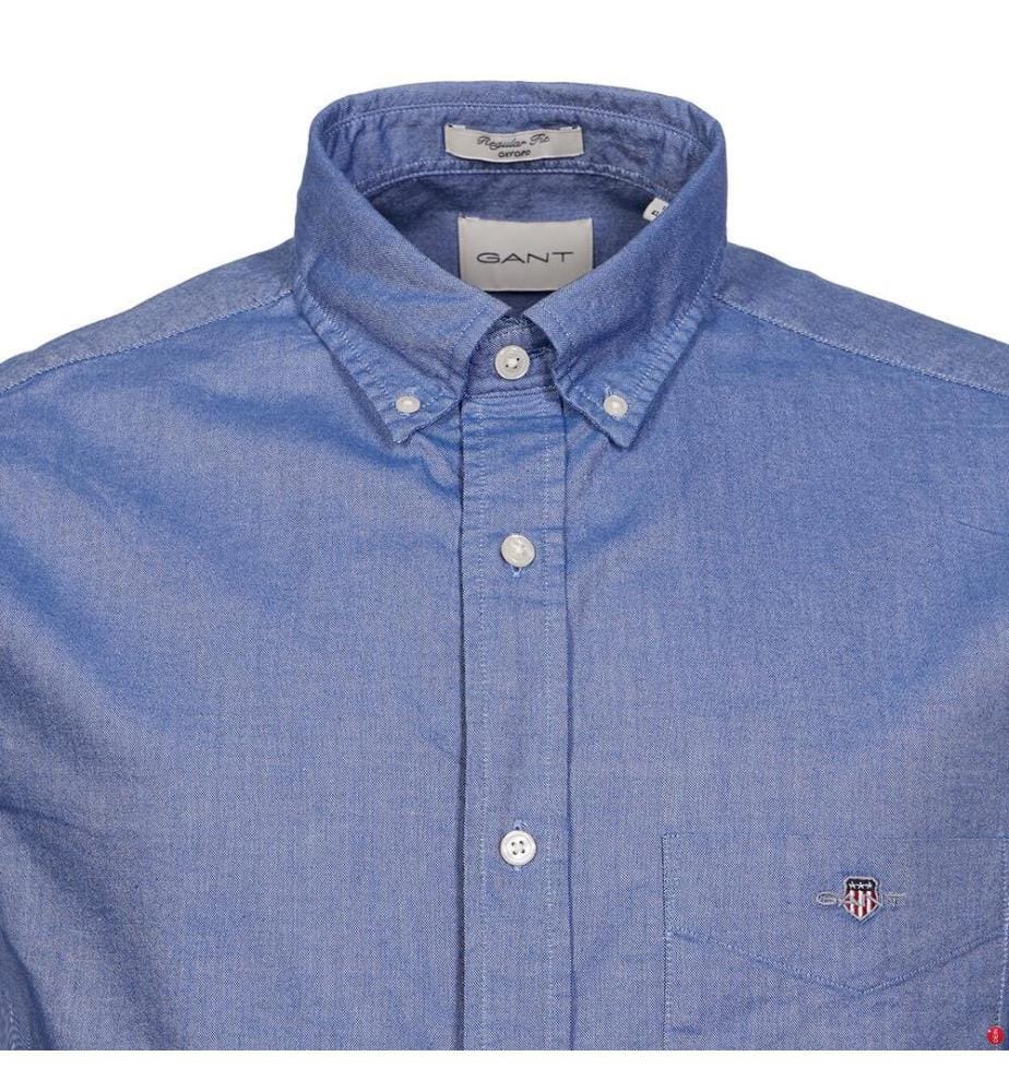 Oxford Classic Fit Hemd - Reiches Blau