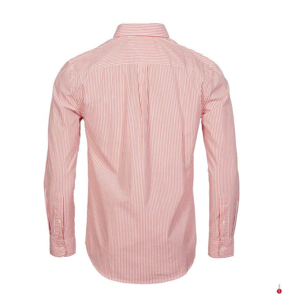 Flex Regular Shirt - Red and White
