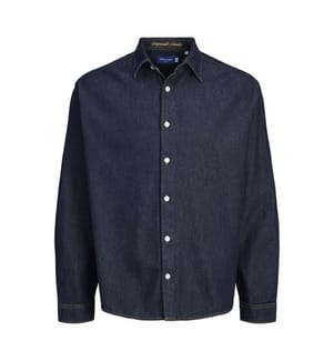 Chemise en denim - Dark-Blue-Denim