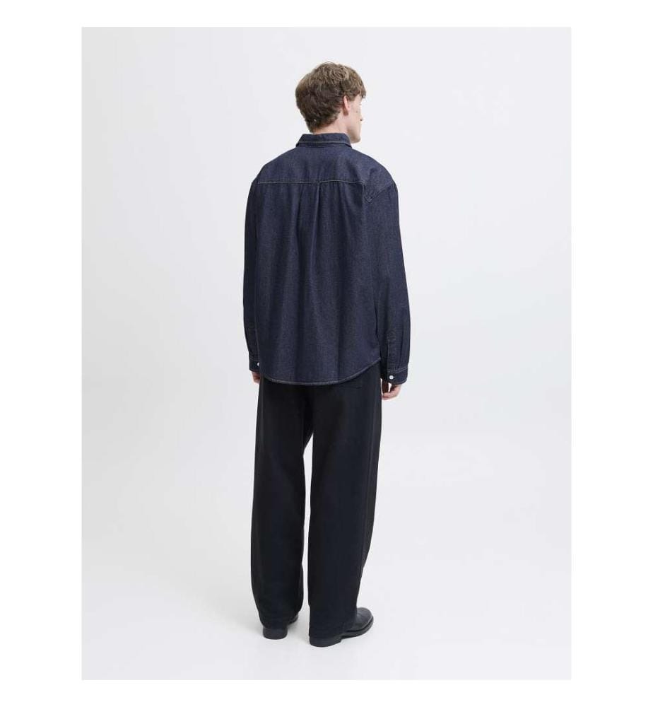 Chemise en denim - Dark-Blue-Denim