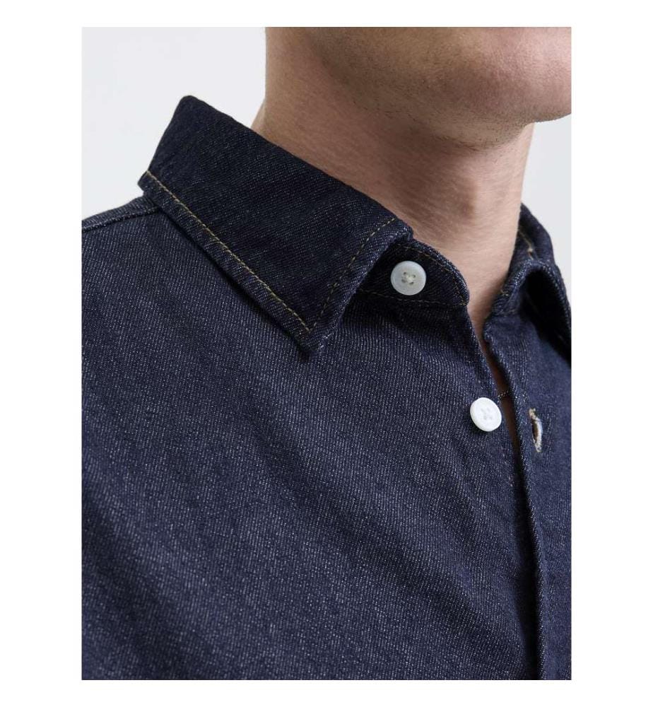 Chemise en denim - Dark-Blue-Denim