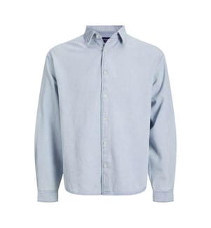 Denim-Hemd - Light-Blue-Denim