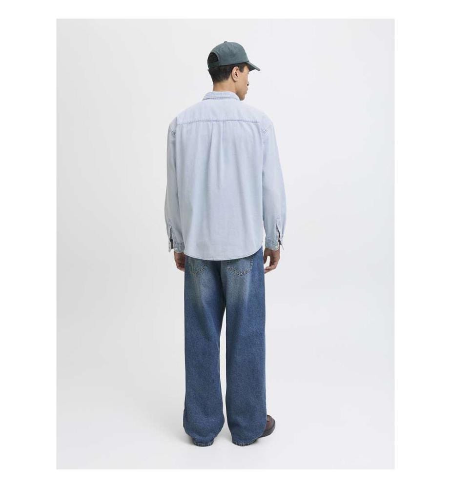 Denim-Hemd - Light-Blue-Denim