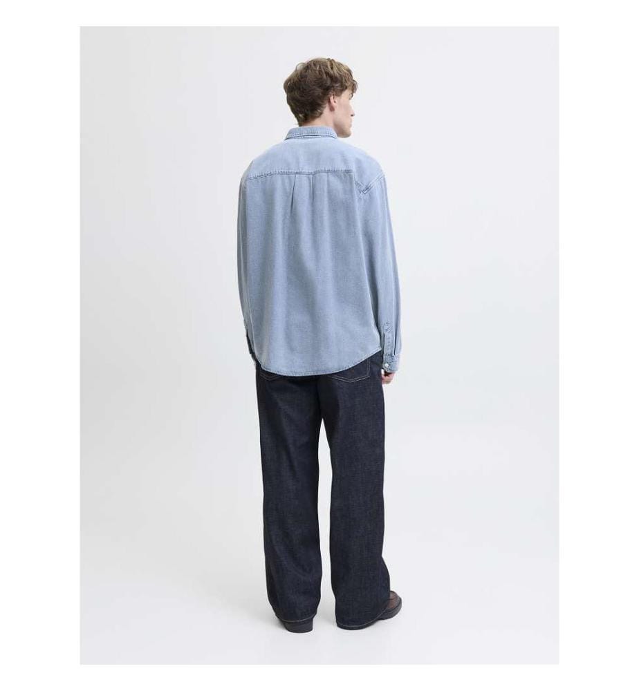 Denim-Hemd - Medium-Blue-Denim