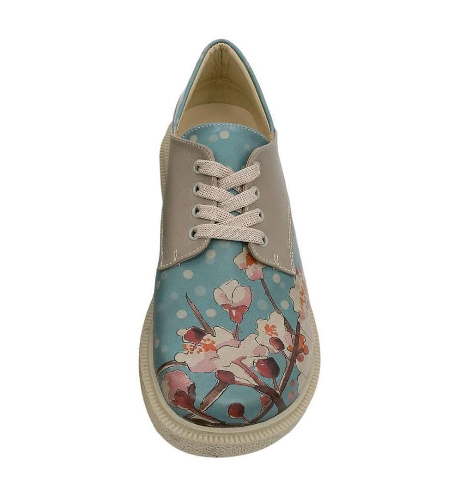 Flache Schuhe aus pflanzlich gegerbtem Leder Design - Mehrfarbig