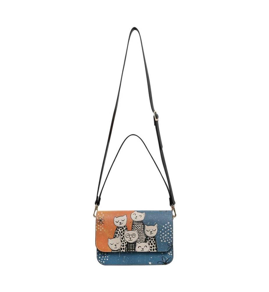 Sac à Main vegan Portrait de famille - Marine