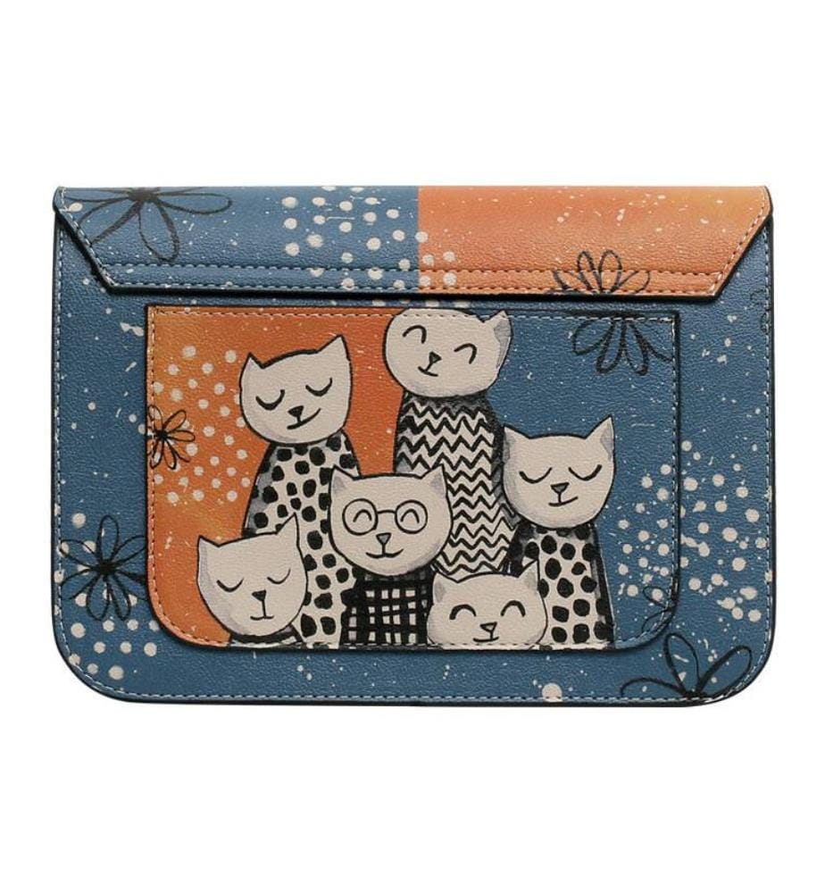 Sac à Main vegan Portrait de famille - Marine