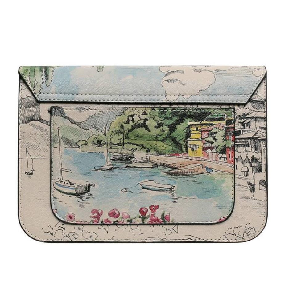 Sac à Main en cuir Vegan - 'Lago di Como' - Beige