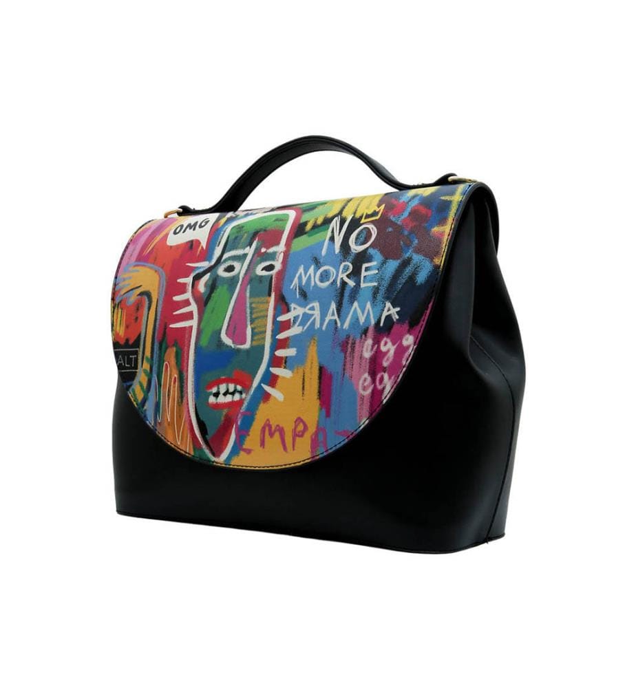 Handtasche No More Drama Motiv - Multicolor