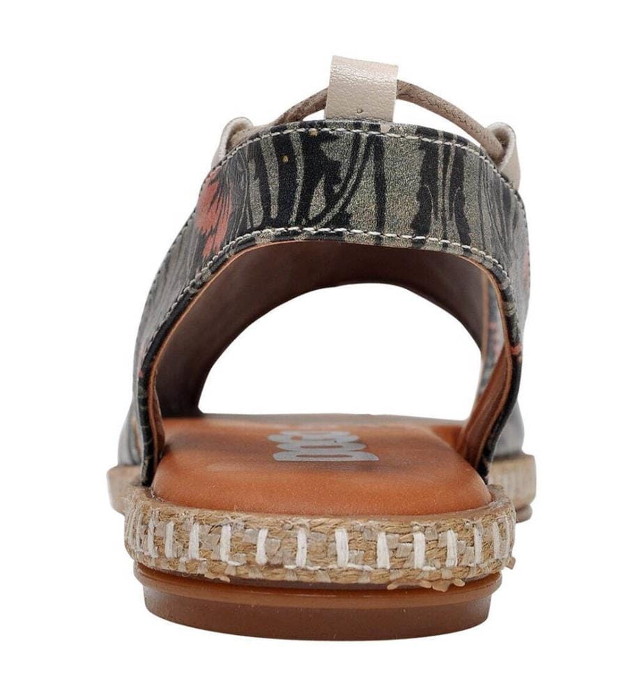 Mehrfarbige Schnürsandalen aus veganem Leder - Victor Bicycles Design
