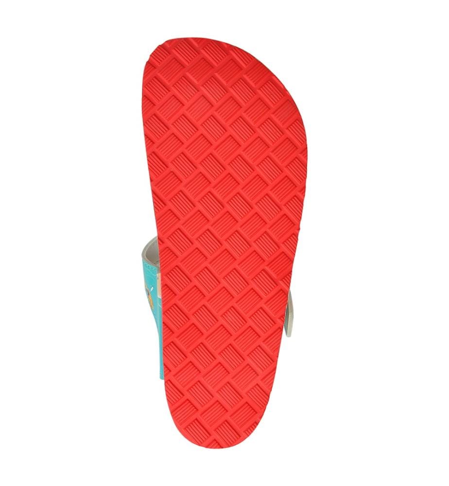Flip-Flops A Birds Eye View Of Beach - Multicolor
