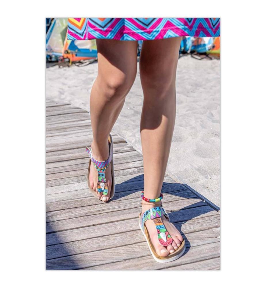 Flip-Flops Colors of Patterns - Multicolor