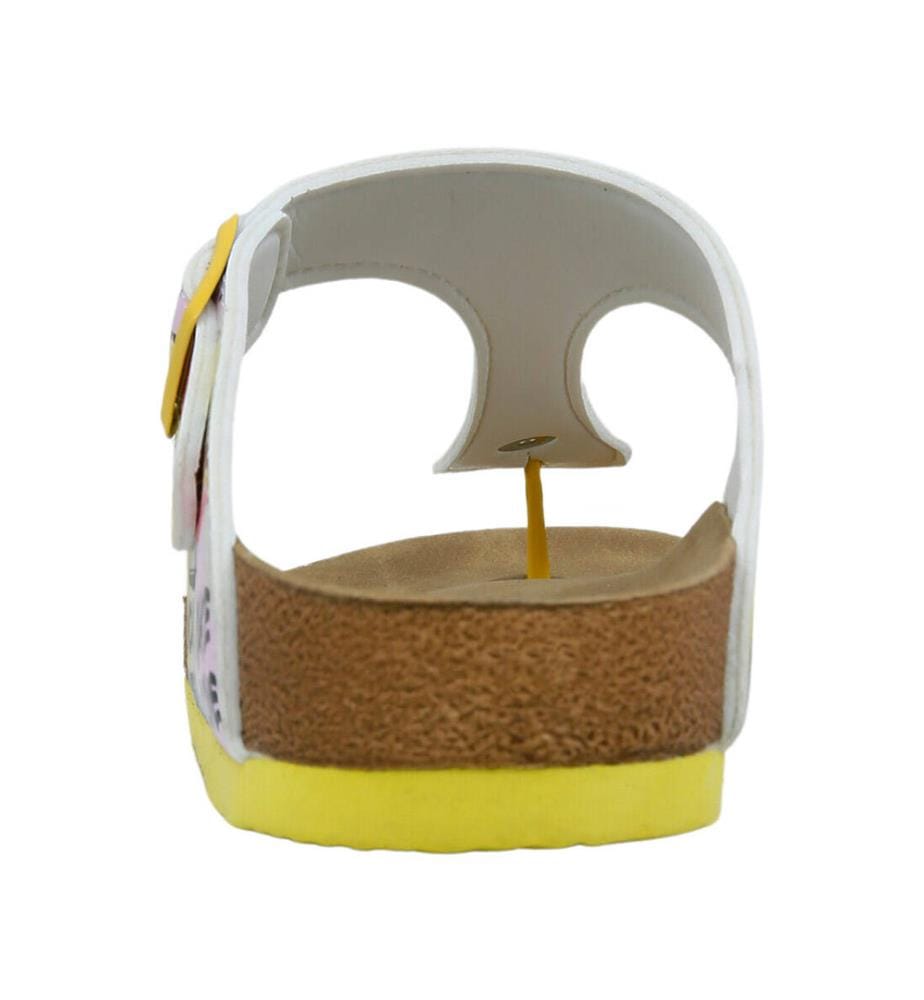 Flip-Flops Die Entstehung des Collage-Motivs - Multicolor