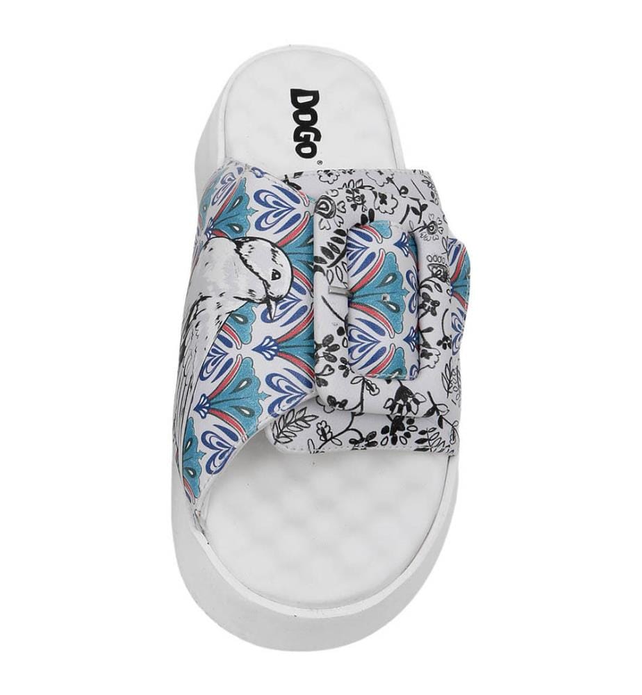 Pantoletten Let Your Dreams Be Your Wings Motiv - Multicolor