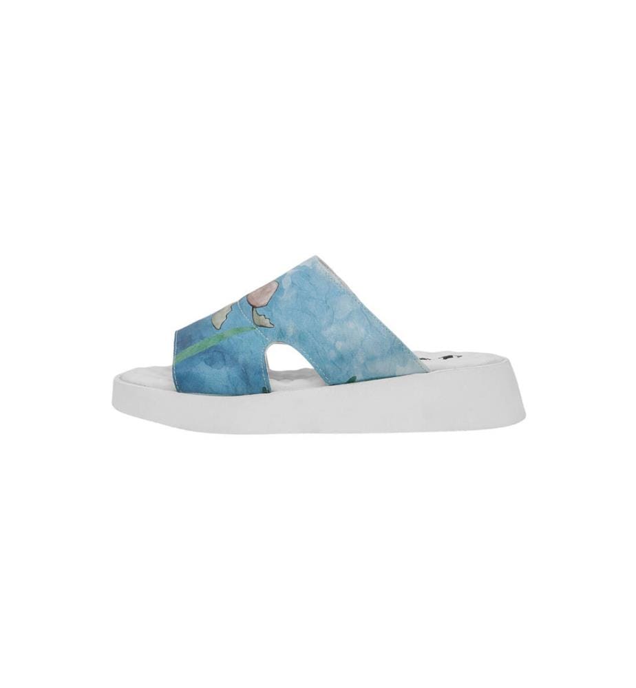 Pantoletten Caretta-Hey Dude-Motiv - Multicolor