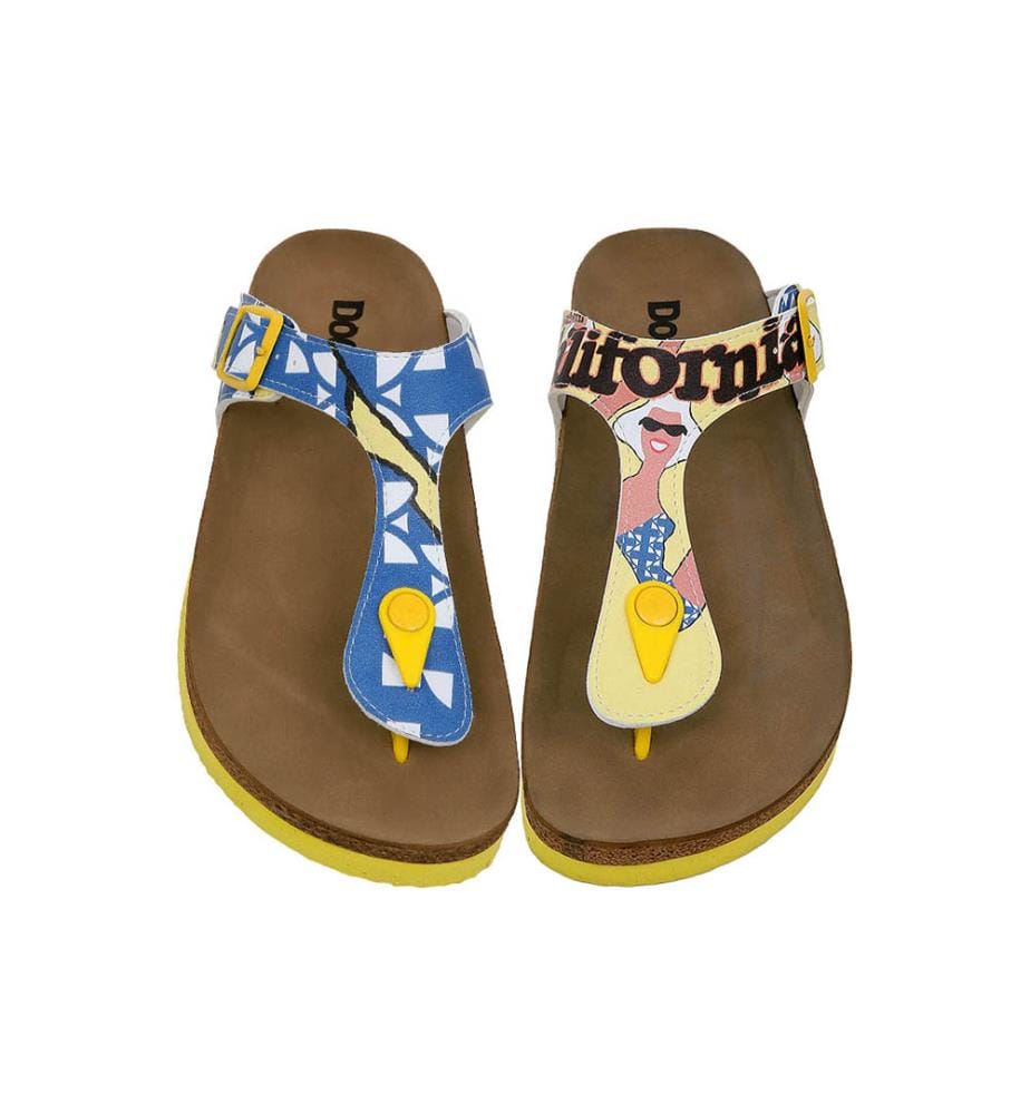 Flip-Flops Südkalifornien Tasarim - Mehrfarbig