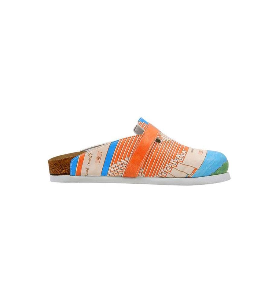 Vegane Leder Pantoffeln Multicolor - Fehlercode