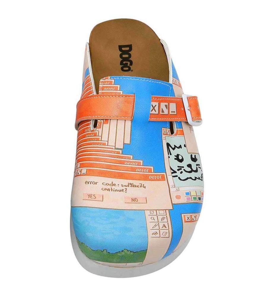 Vegane Leder Pantoffeln Multicolor - Fehlercode