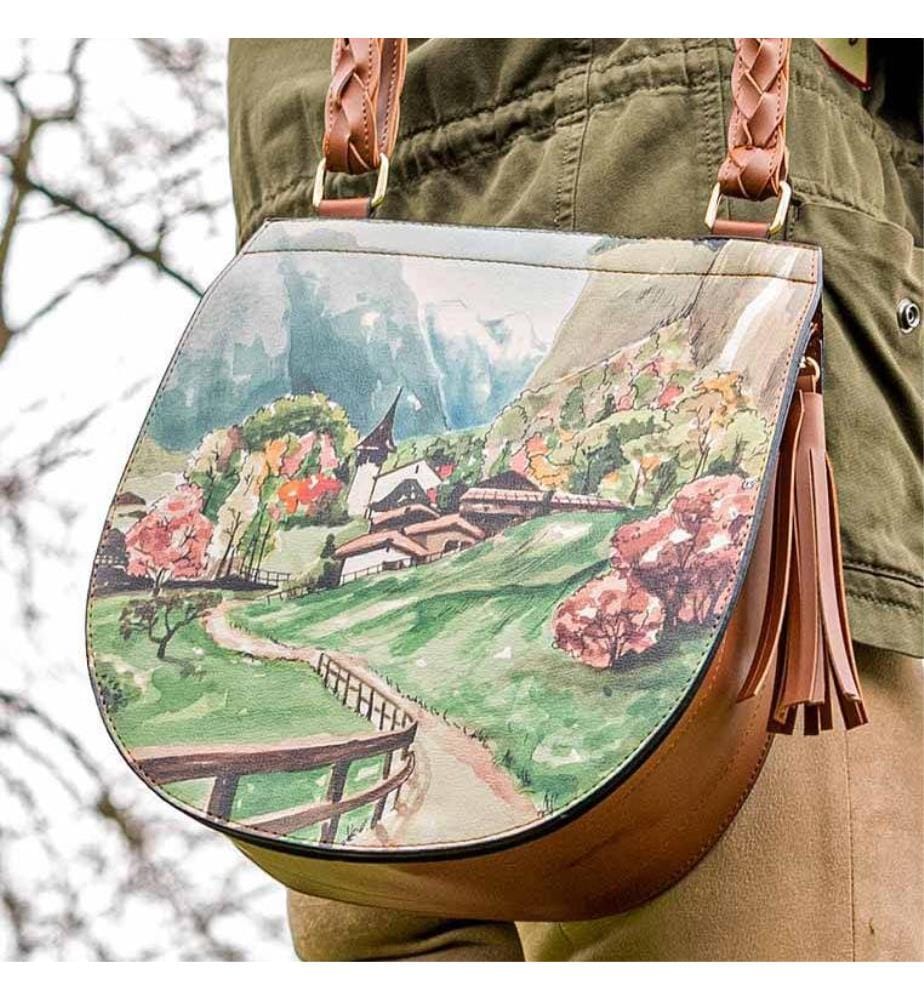 Sac à Main en Cuir végétal - Alpine Meadows Design - Multicolor