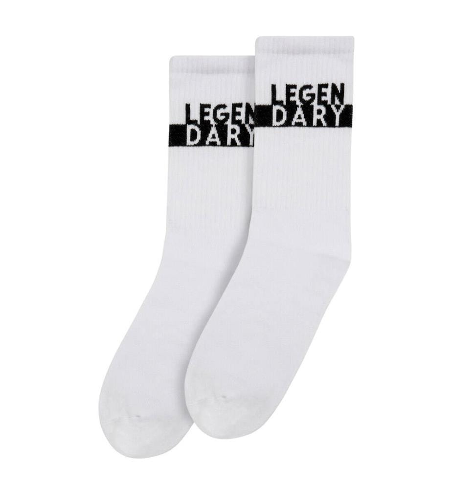 Vegane weisse Socken - Legendäres Design