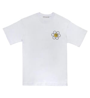 T-Shirt „Daisies“ – Weiss